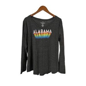 State of Mine Alabama Long Sleeve T Shirt Size XXL